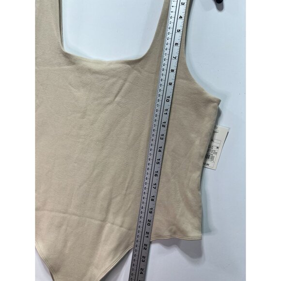 A New Day - Women's Slim Fit Bodysuit - Beige - Extra Large - Picture 9 of 16
